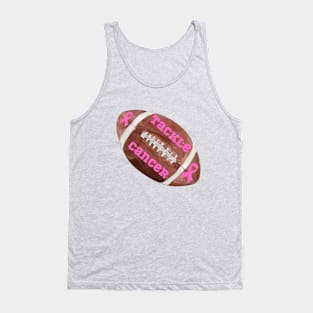 Tackle Cancer football design Tank Top